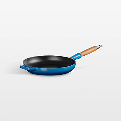 Le Creuset ® Signature 10.25" Marseille Enameled Cast Iron Skillet with Wooden Handle