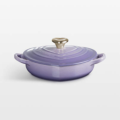 Le Creuset ® Traditional 1.25-Qt. Provence Enameled Cast Iron Heart Dish with Light Gold Heart Knob