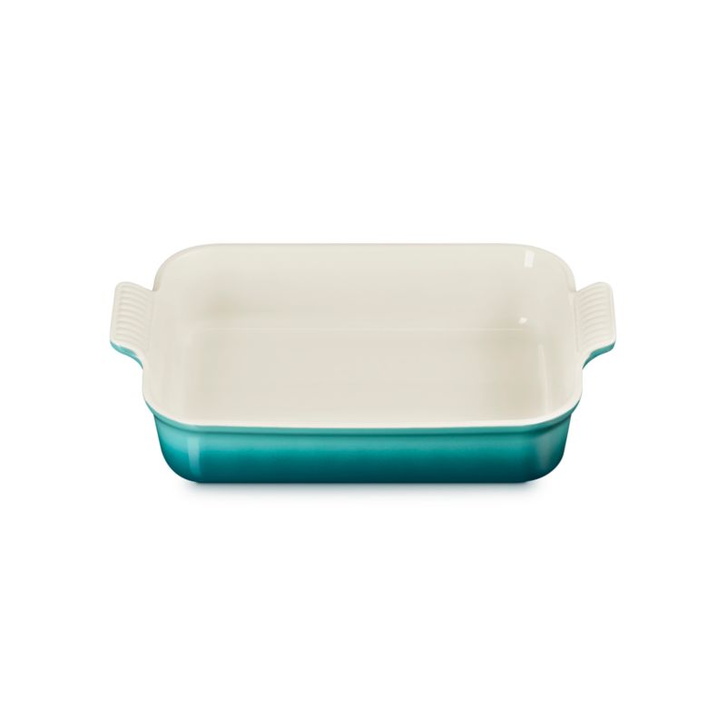 Le Creuset ® Heritage 4-Qt. Bleu Riviera Rectangular Ceramic Baking Dish - image 4 of 8