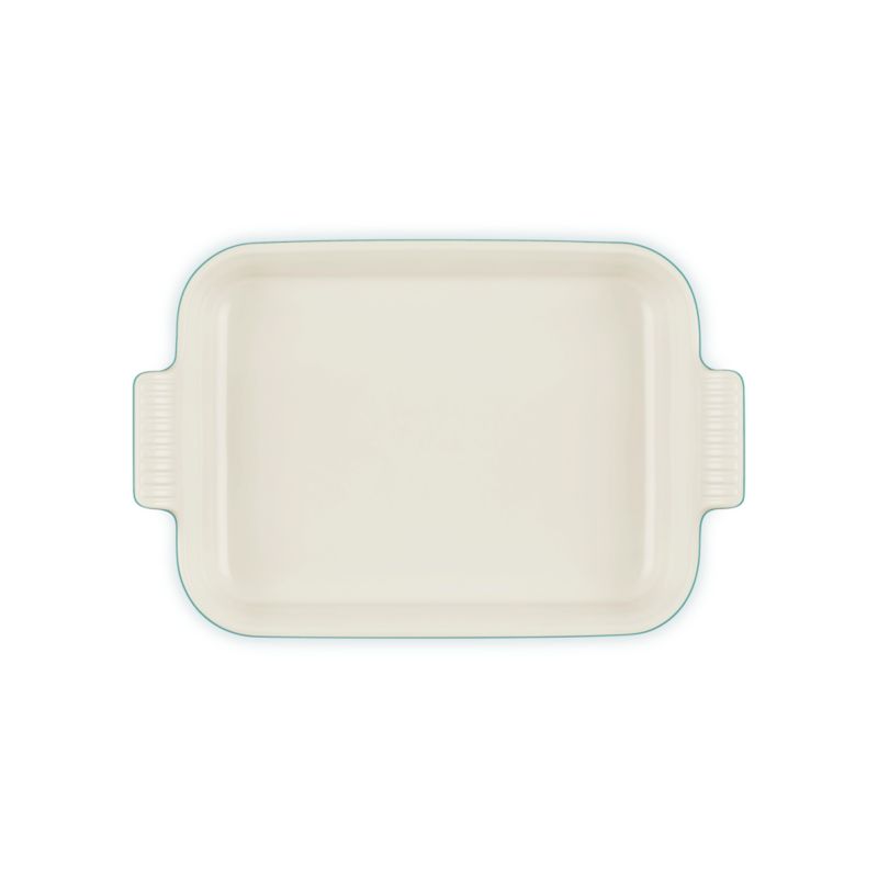 Le Creuset ® Heritage 4-Qt. Bleu Riviera Rectangular Ceramic Baking Dish - image 3 of 8
