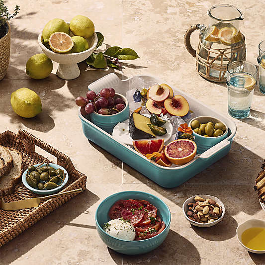 Le Creuset ® Heritage 4-Qt. Riviera Rectangular Ceramic Baking Dish