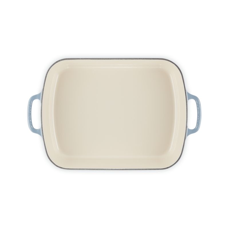 Le Creuset ® Signature 5.25-Qt. Chambray Enameled Cast Iron Rectangular Roaster - image 4 of 6