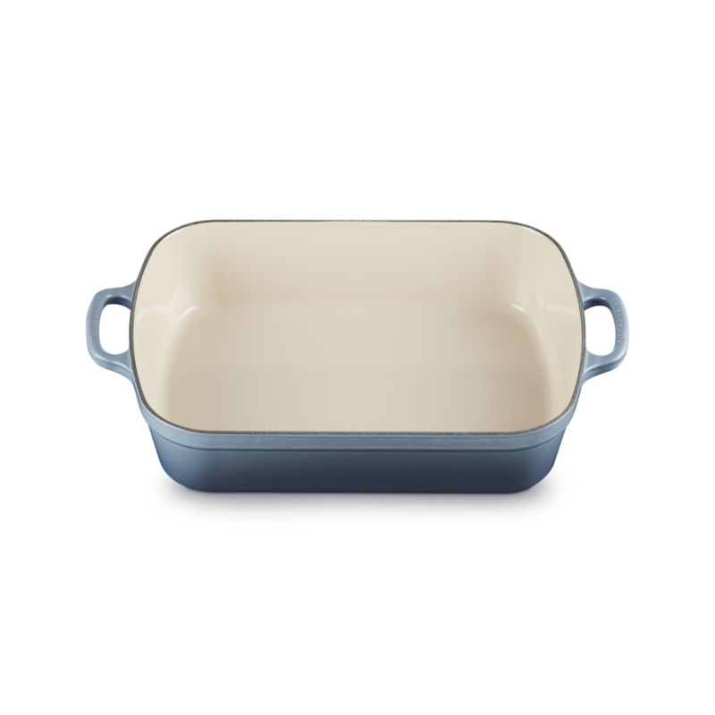 Le Creuset ® Signature 5.25-Qt. Chambray Enameled Cast Iron Rectangular Roaster - image 3 of 6