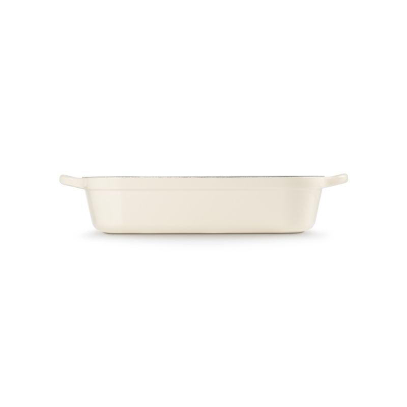 Le Creuset ® Signature 5.25-Qt. Cream Enameled Cast Iron Rectangular Roaster - image 4 of 6