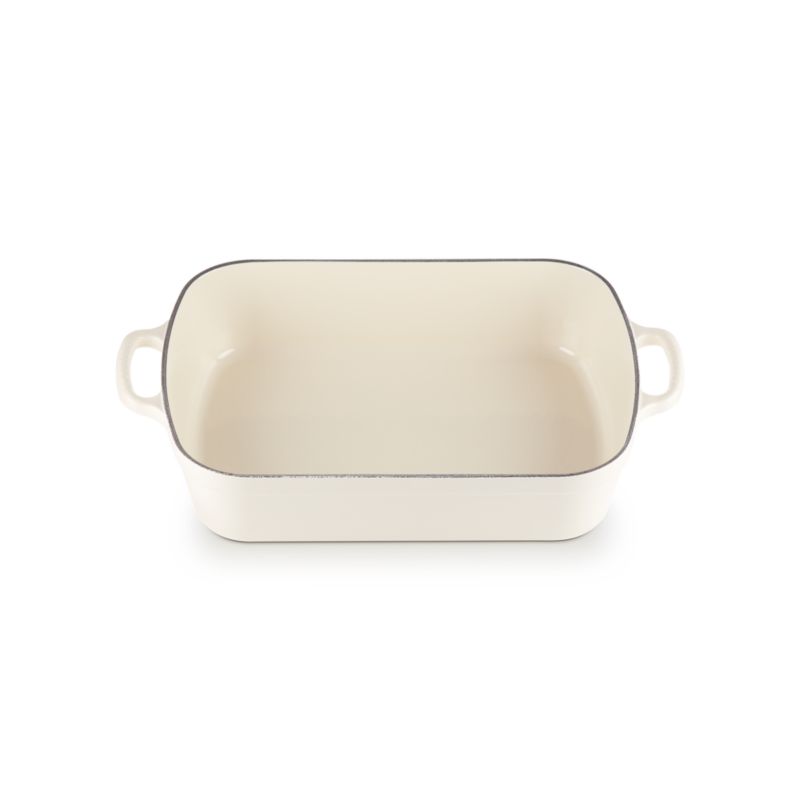 Le Creuset ® Signature 5.25-Qt. Cream Enameled Cast Iron Rectangular Roaster - image 2 of 6