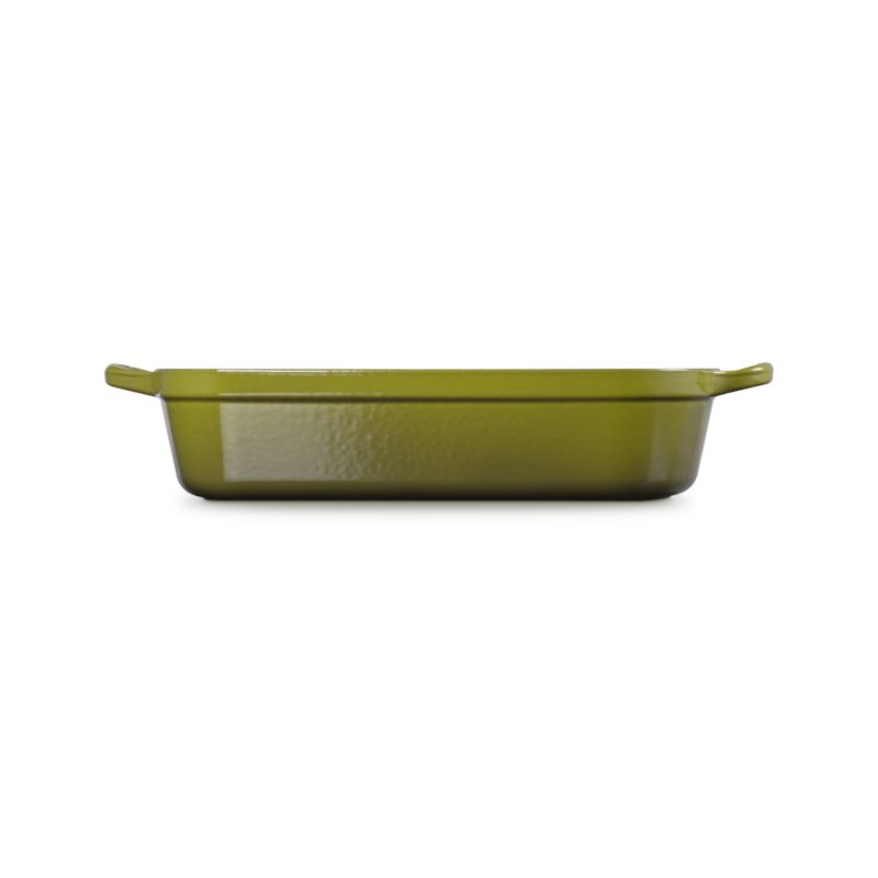Le Creuset Signature ® 5.25-Qt. Olive Enameled Cast Iron Rectangular Roaster - image 3 of 5