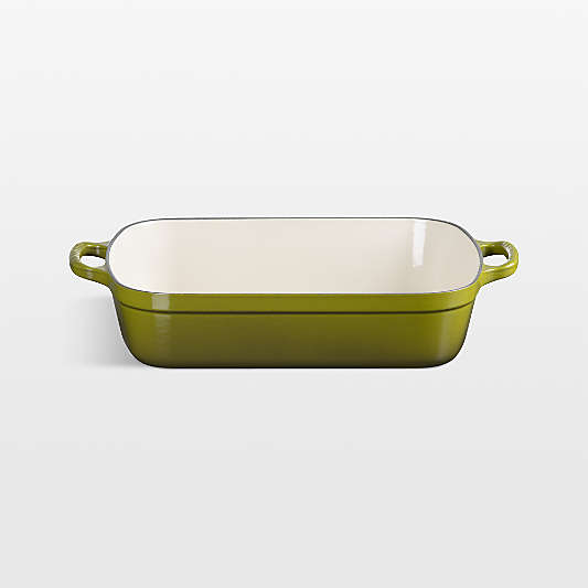 Le Creuset Signature ® 5.25-Qt. Olive Enameled Cast Iron Rectangular Roaster