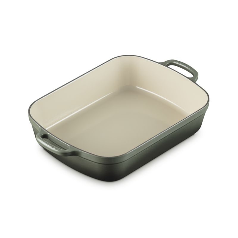 Le Creuset ® Signature 5.25-Qt. Thyme Enameled Cast Iron Rectangular Roaster - image 3 of 6