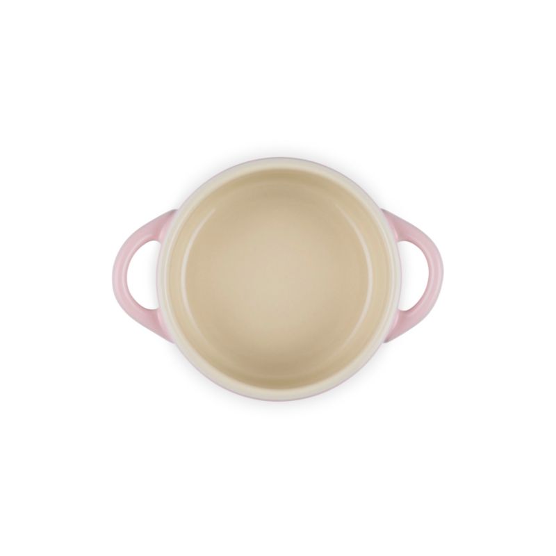Le Creuset 8-oz Chiffon Pink Mini Cocotte with Gold Heart Knob - image 3 of 5
