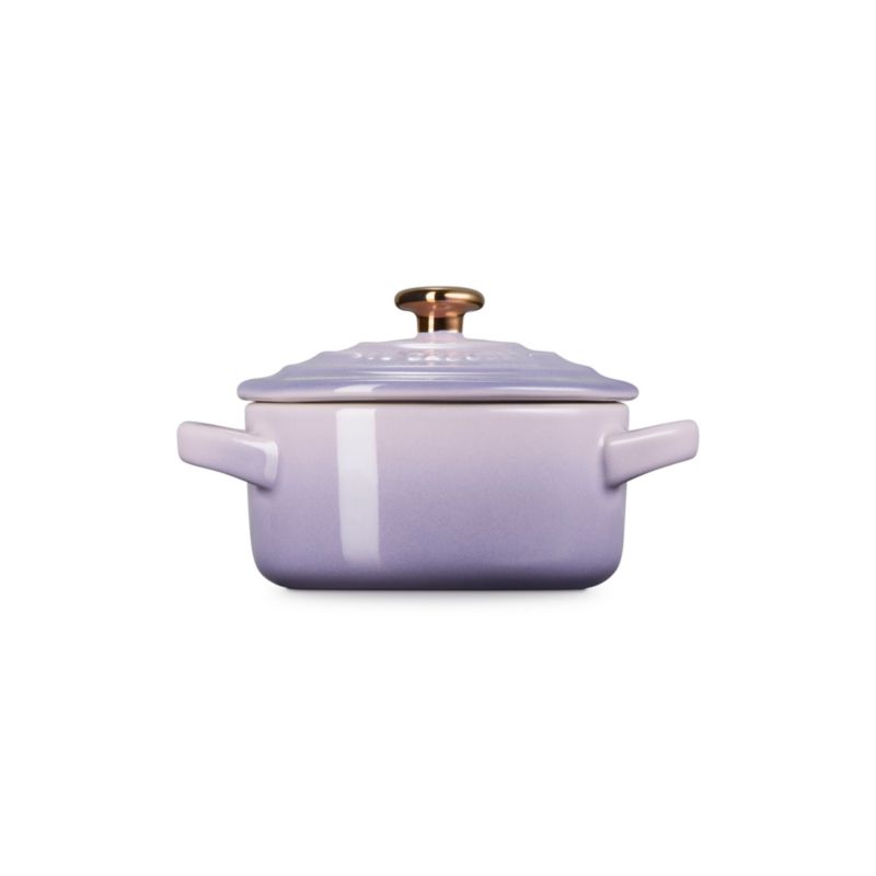 Le Creuset 8-oz Provence Mini Cocotte with Gold Heart Knob - image 4 of 5