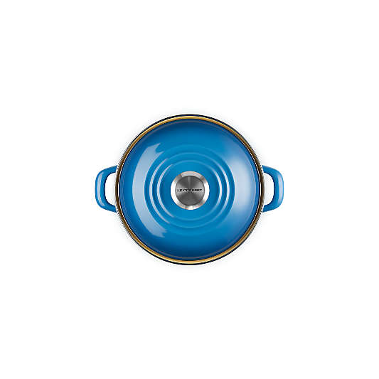 Le Creuset ® 3.8-Qt. Marseille Enameled Steel Petite Stockpot with Stainless Steel Knob