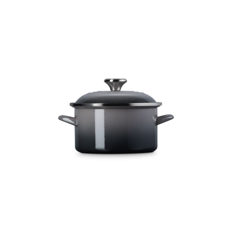 Le Creuset ® 3.8-Qt. Oyster Enameled Steel Petite Stockpot with Stainless Steel Knob - image 1 of 5