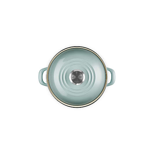 Le Creuset ® 3.8-Qt. Sea Salt Enameled Steel Petite Stockpot with Stainless Steel Knob
