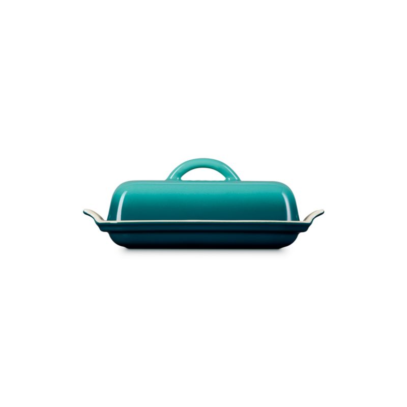 Le Creuset ® Heritage Bleu Riviera Ceramic Butter Dish - image 2 of 5