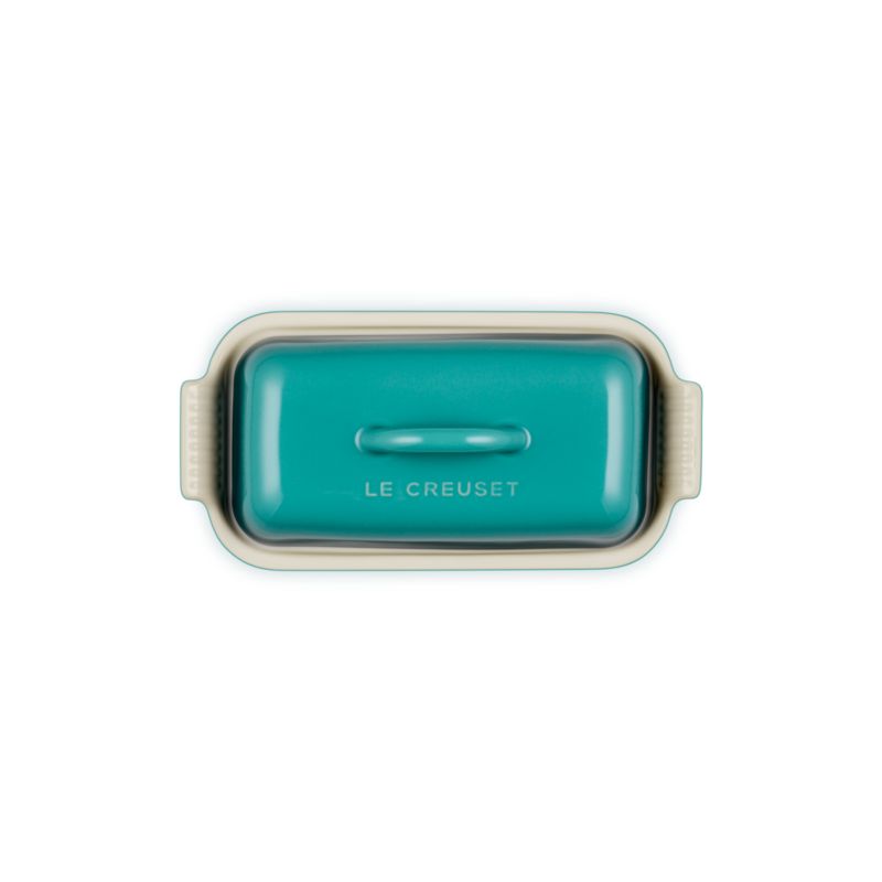 Le Creuset ® Heritage Bleu Riviera Ceramic Butter Dish - image 4 of 5