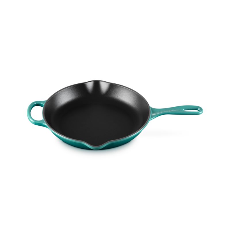 Le Creuset ® Signature 10.25"/26 cm Bleu Riviera Enameled Cast Iron Skillet - image 3 of 7