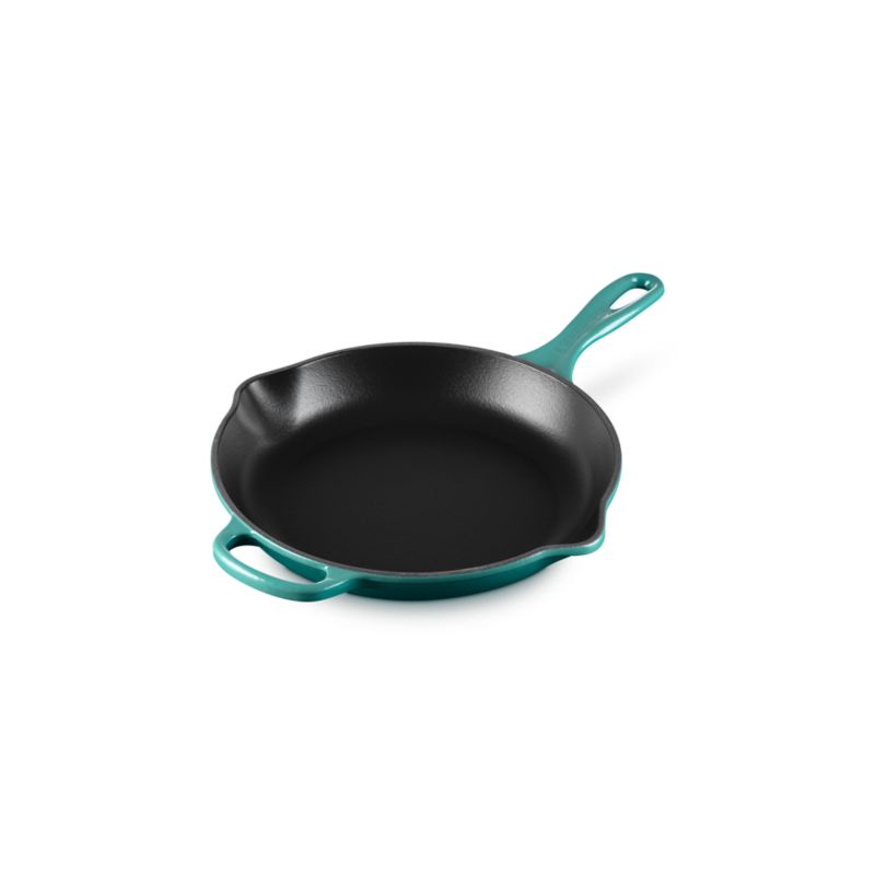 Le Creuset ® Signature 10.25"/26 cm Bleu Riviera Enameled Cast Iron Skillet - image 1 of 7