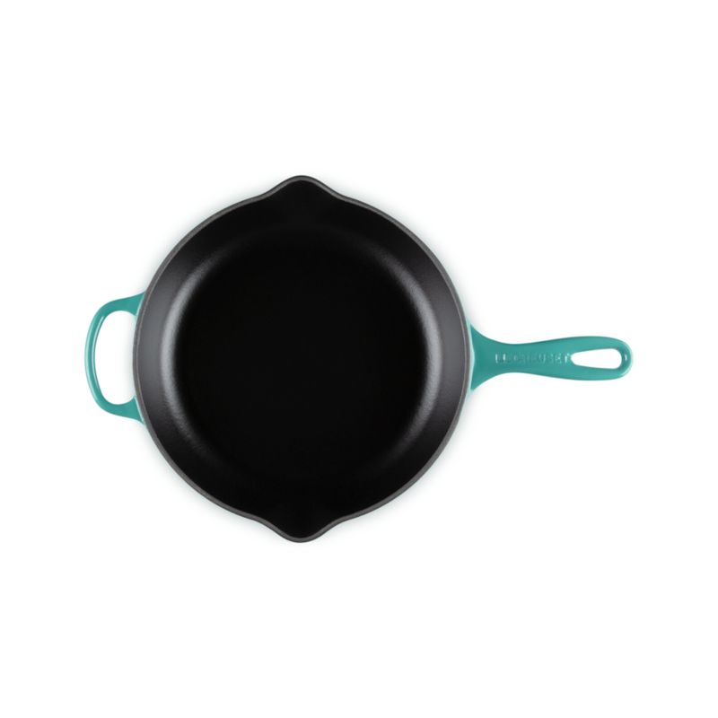 Le Creuset ® Signature 10.25"/26 cm Bleu Riviera Enameled Cast Iron Skillet - image 2 of 7