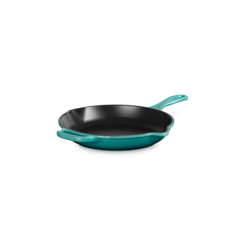 Le Creuset ® Signature 10.25"/26 cm Bleu Riviera Enameled Cast Iron Skillet - image 5 of 7