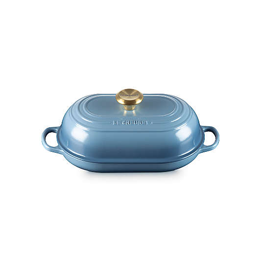 Le Creuset ® Signature 11.5" Chambray Oval Bread Oven