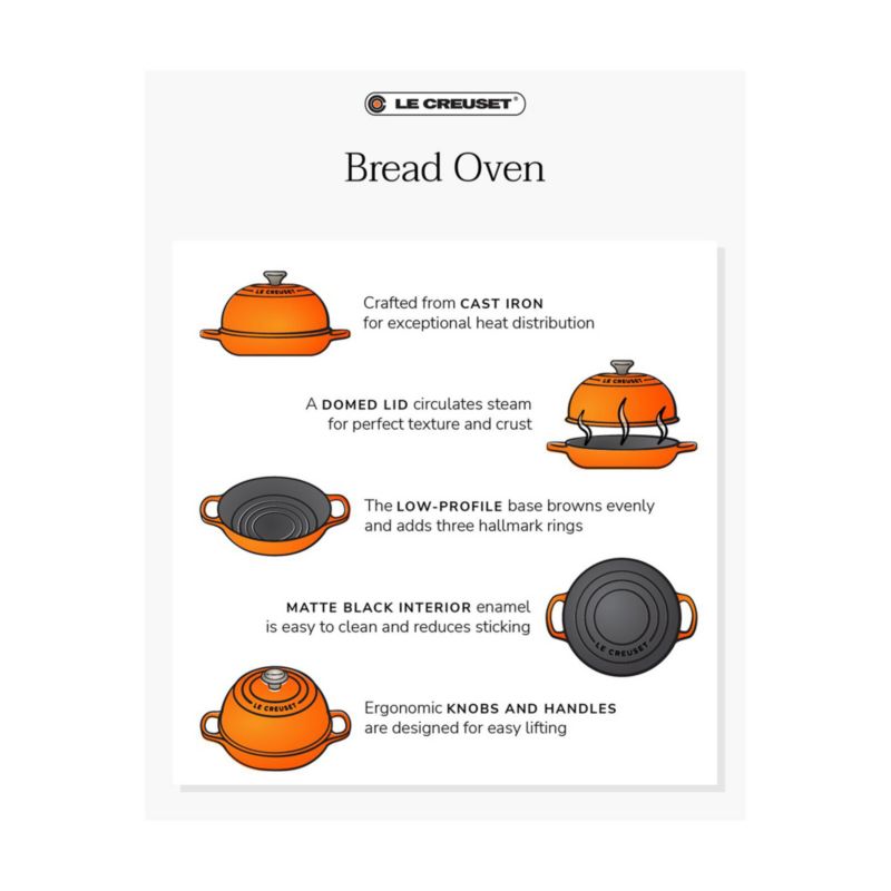 Le Creuset ® 9.5" Artichaut Enameled Cast Iron Bread Oven - image 6 of 6