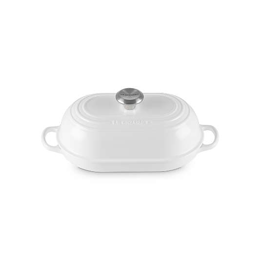 Le Creuset ® Signature 11.5" White Oval Bread Oven