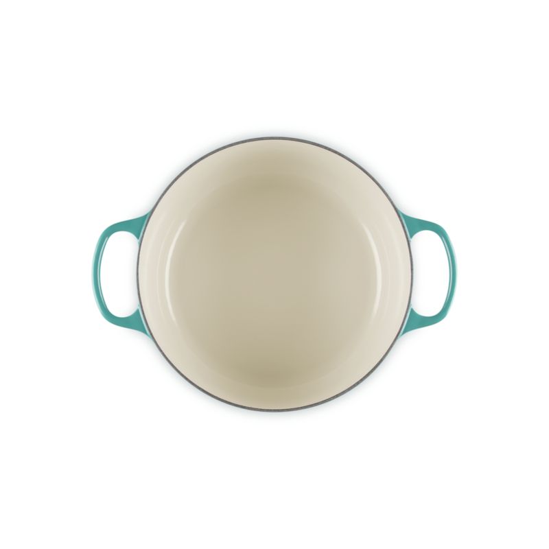 Le Creuset ® Signature 5.3 Liter/5.5 Qt. Bleu Riviera Enameled Cast Iron Round Dutch Oven - image 4 of 10