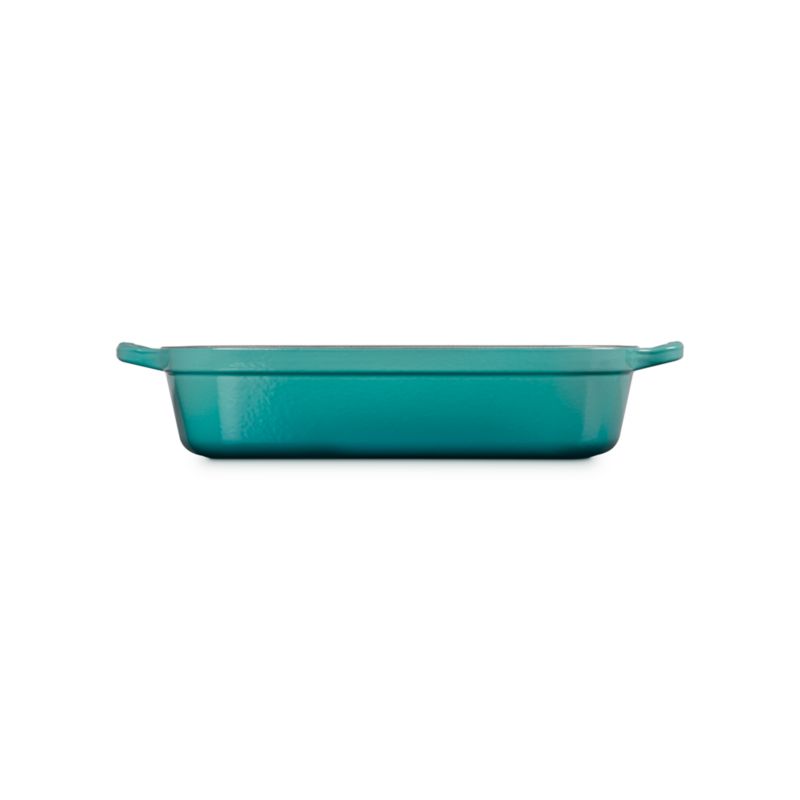Le Creuset ® Signature 5.25-Qt. Bleu Riviera Enameled Cast Iron Rectangular Roaster - image 3 of 6