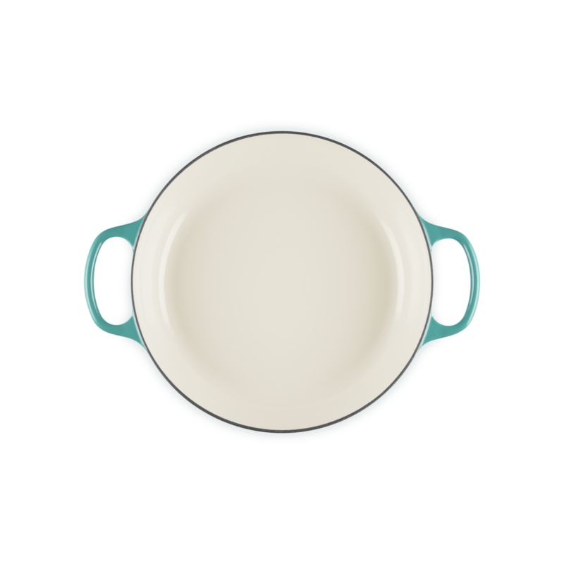 Le Creuset ® Signature 3.5 L/3.5 Qt. Bleu Riviera Enameled Cast Iron Braiser - image 5 of 12