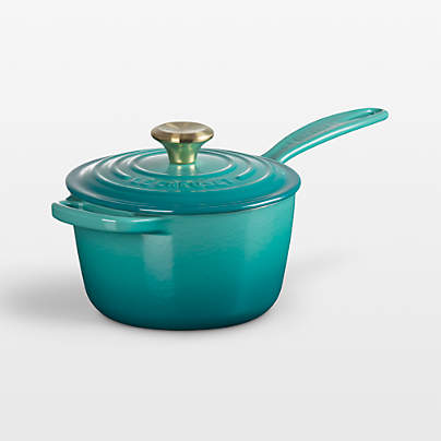 Le Creuset ® Signature 1.75-Qt. Riviera Enameled Cast Iron Sauce Pan