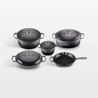 Le Creuset ® Signature Oyster Enameled Cast Iron 9-Piece Cookware Set