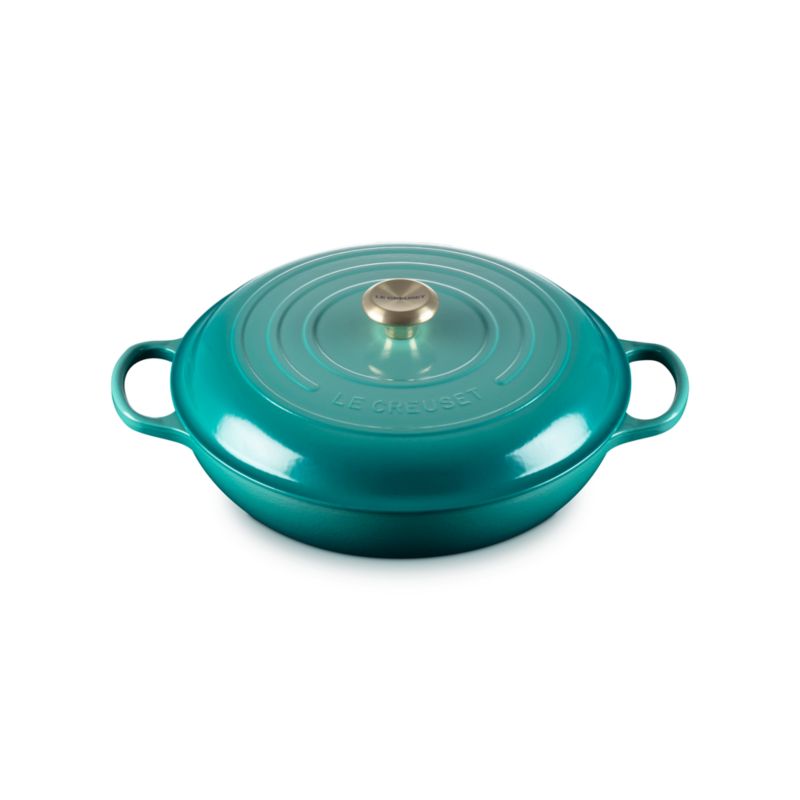 Le Creuset ® Signature 5-Qt. Riviera Enameled Cast Iron Round Braiser - image 5 of 11