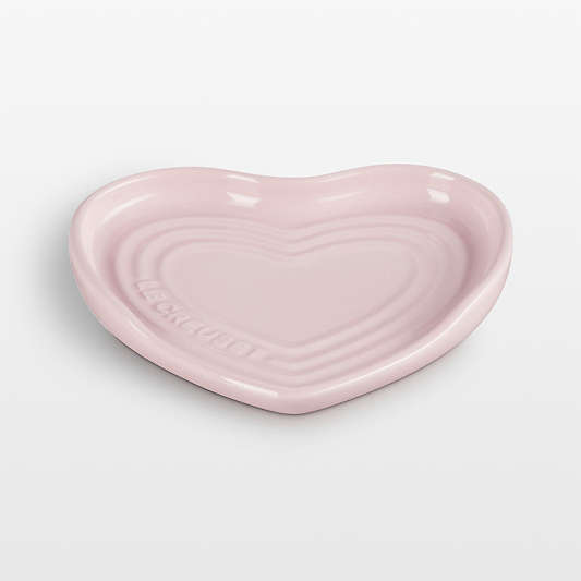 Le Creuset ® Chiffon Pink Stoneware Heart Spoon Rest