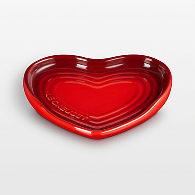 View Le Creuset ® Cerise Stoneware Heart Spoon Rest details