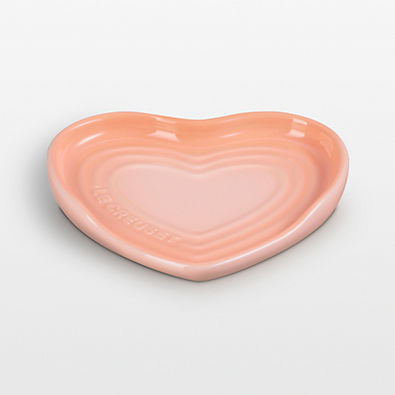 View Le Creuset ® Peche Stoneware Heart Spoon Rest details