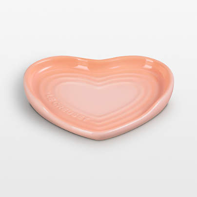 Le Creuset ® Peche Stoneware Heart Spoon Rest
