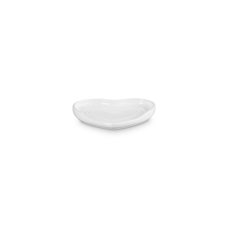 Le Creuset ® White Stoneware Heart Spoon Rest - image 3 of 4