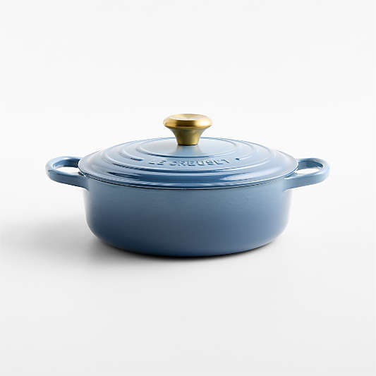 Le Creuset ® Signature 3.5-Qt. Chambray Enameled Cast Iron Round Wide Dutch Oven
