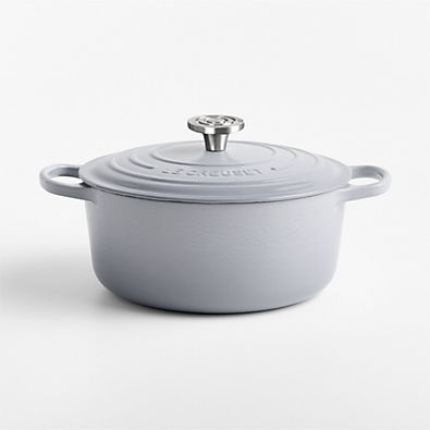 View Le Creuset ® Signature 5.5-Qt. Chateau Enameled Cast Iron Round Dutch Oven details
