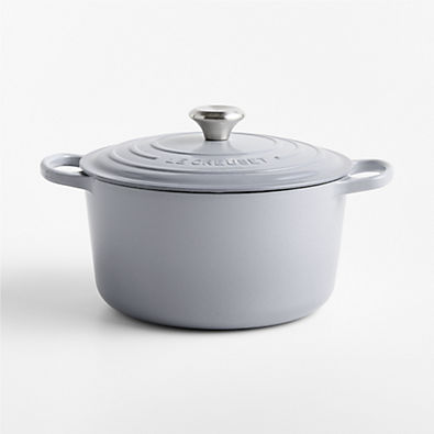 View Le Creuset ® Signature 6.5-Qt. Chateau Enameled Cast Iron Deep Round Dutch Oven details