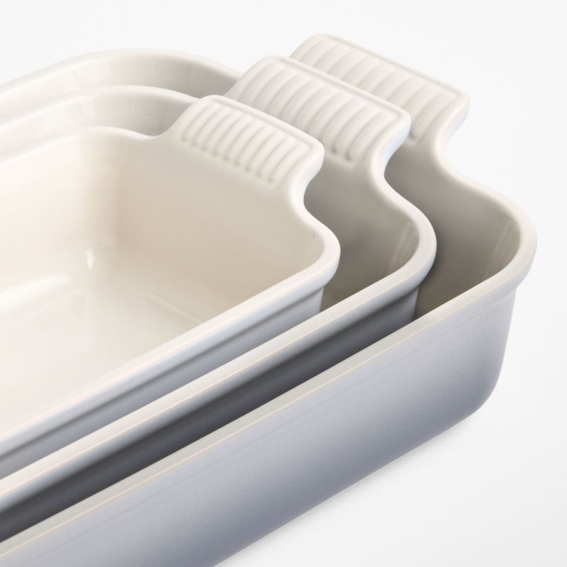 Le Creuset ® Heritage Chateau Stoneware 3-Piece Rectangular Baking Dishes Set - image 2 of 5