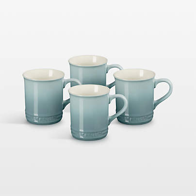 Le Creuset ® 14-oz. Stoneware Sea Salt Mugs, Set of 4