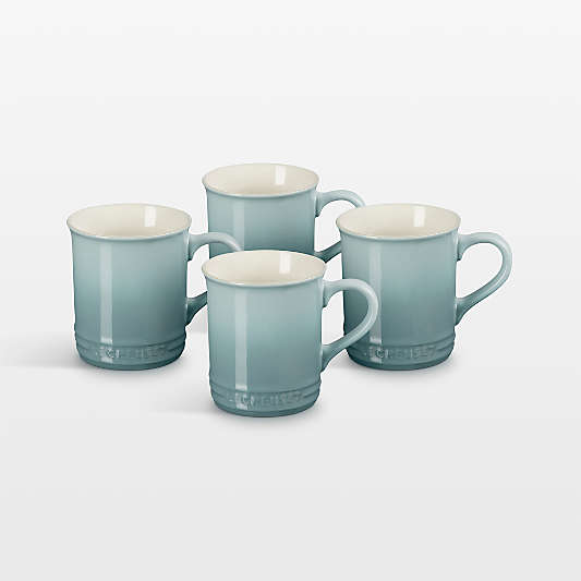 Le Creuset ® 14-oz. Sea Salt Stoneware Mugs, Set of 4