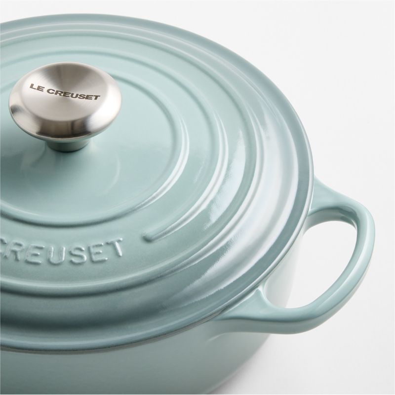 Le Creuset ® Signature 3.5-Qt. Sea Salt Enameled Cast Iron Round Wide Dutch Oven - image 2 of 5