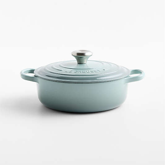Le Creuset ® Signature 3.5-Qt. Sea Salt Enameled Cast Iron Round Wide Dutch Oven