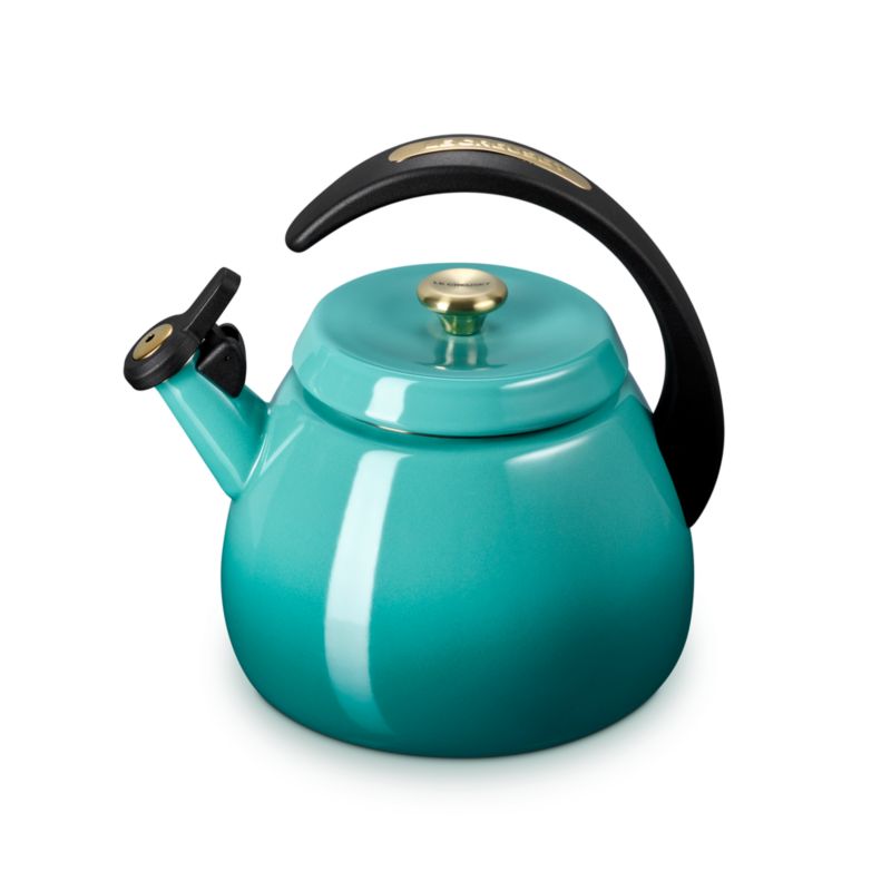 Le Creuset ® Signature Cloche 2.2-Qt. Riviera Whistling Tea Kettle - image 2 of 3
