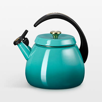 Le Creuset ® Signature Cloche 2.2-Qt. Riviera Whistling Tea Kettle