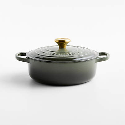 Le Creuset ® Signature 3.5-Qt. Thyme Enameled Cast Iron Round Wide Dutch Oven