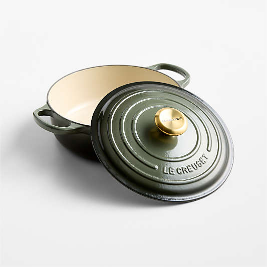 Le Creuset ® Signature 3.5-Qt. Thyme Enameled Cast Iron Round Wide Dutch Oven