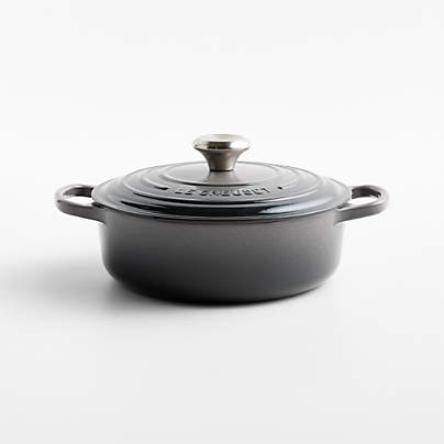 Le Creuset ® Signature 3.5-Qt. Oyster Enameled Cast Iron Round Wide Dutch Oven